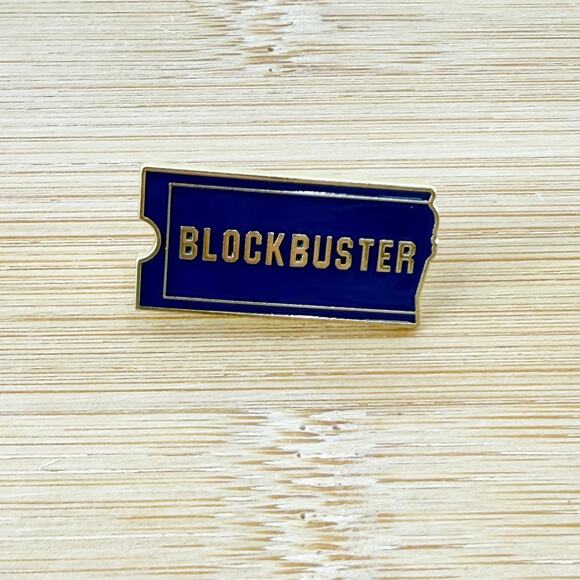 Blockbuster Enamel Pin, Pure 90s Nostalgia, Y2K - Picture 3 of 4